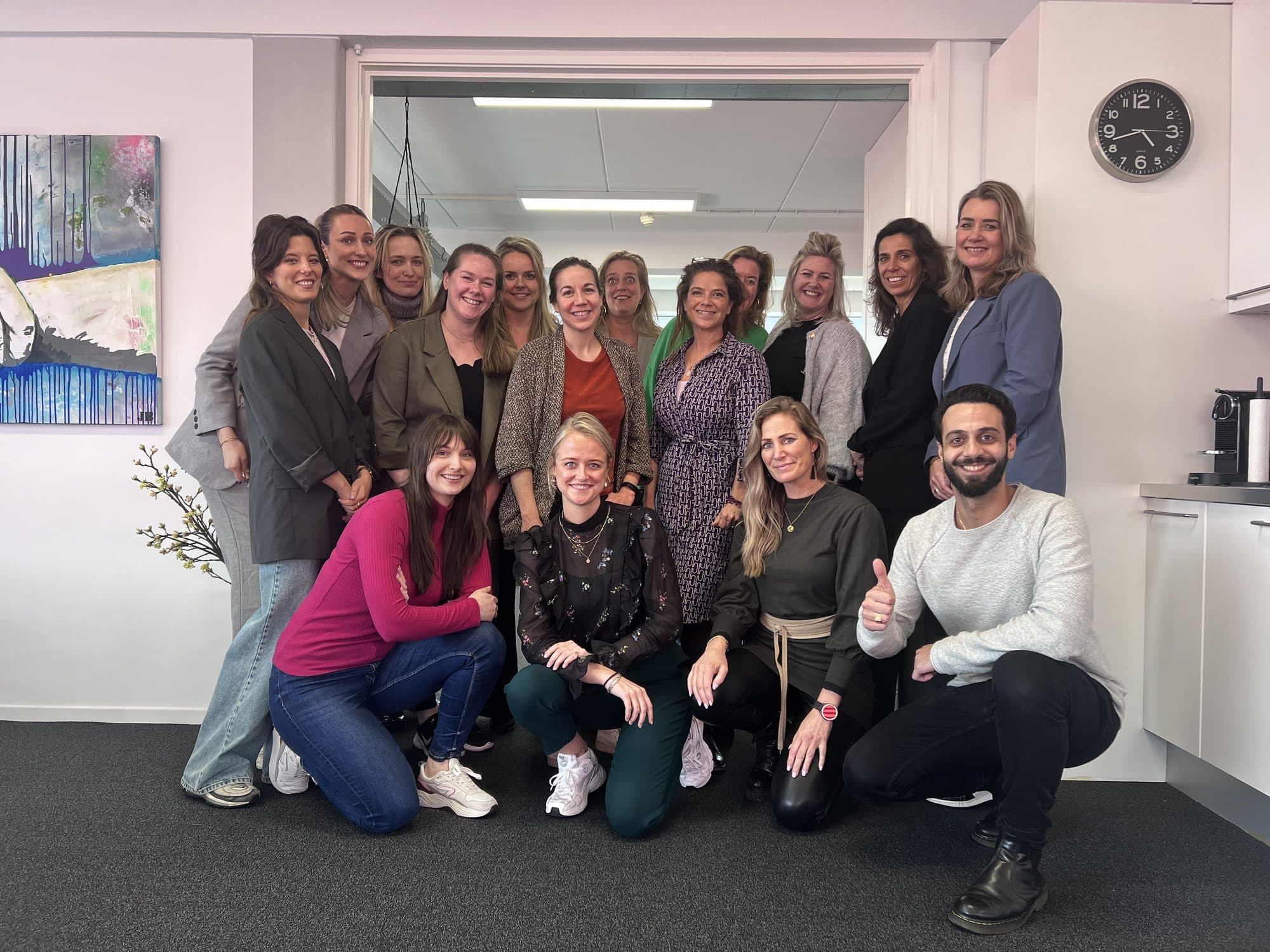 Team na een AI workshop